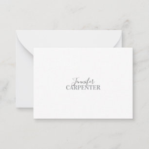 Professional elegant modern minimalist plain card