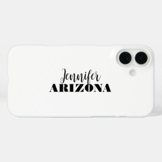 Professional elegant modern minimalist plain iPhone 16 plus case