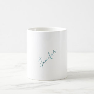 Professional elegant modern minimalist plain coffee mug