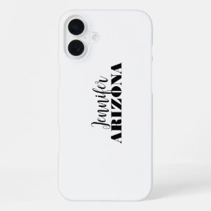 Professional elegant modern minimalist plain iPhone 16 plus case