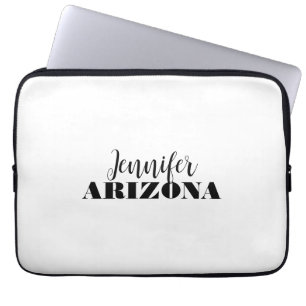 Professional elegant modern minimalist plain laptop sleeve