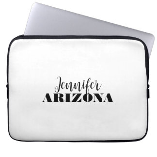 Professional elegant modern minimalist plain laptop sleeve