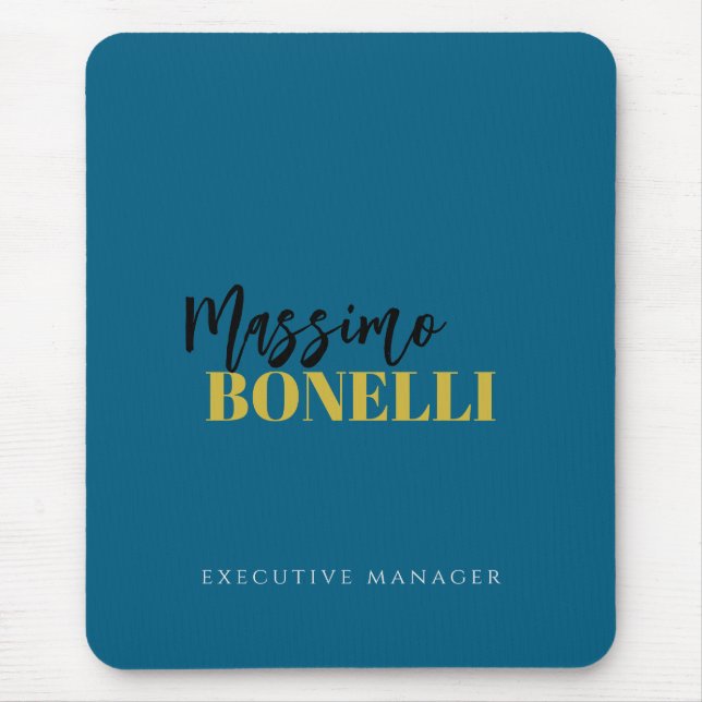 Professional elegant modern minimalist plain mouse mat (Front)