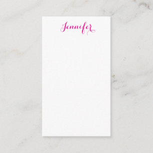 Professional elegant modern minimalist plain name enclosure card