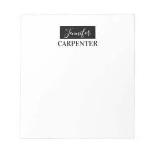 Professional elegant modern minimalist plain  notepad