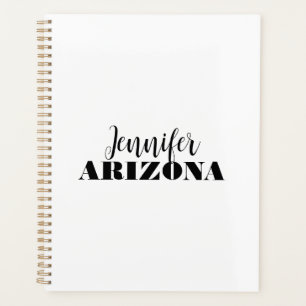 Professional elegant modern minimalist plain planner