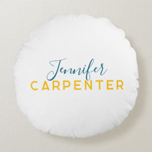 Professional elegant modern minimalist plain round cushion