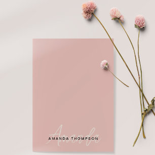 Professional Elegant Modern Personalised With Name Post-it Notes