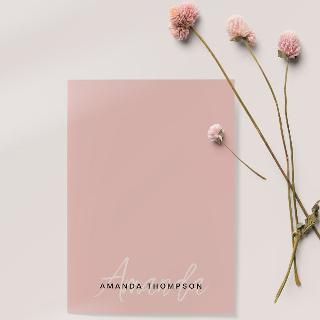 Professional Elegant Modern Personalised With Name Post-it Notes (Creator Uploaded)