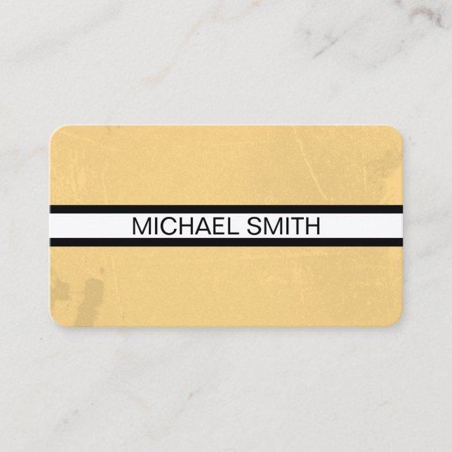 Professional Elegant Modern Vintage #3 Business Card (Front)