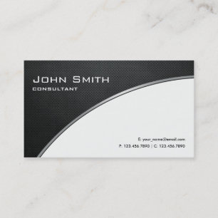 Professional Elegant Modern White Computer Repair Business Card