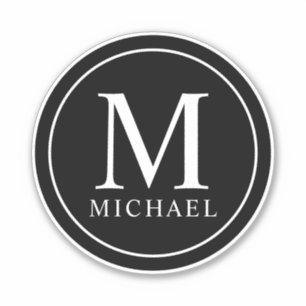 Professional Elegant Monogram and Name