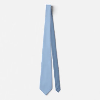 Professional elegant pastel blue solid colour tie