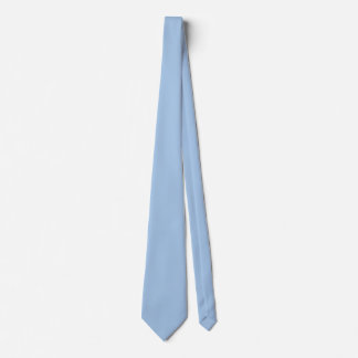 Professional elegant pastel blue solid colour tie