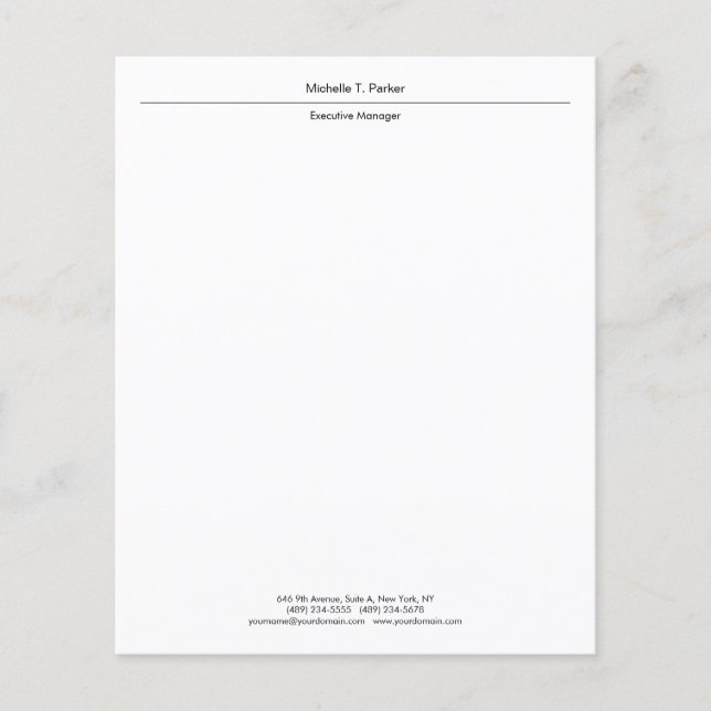Professional elegant plain minimalist modern (Front)