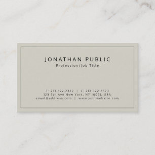 Professional Elegant Premium Silk Finish Luxe Business Card
