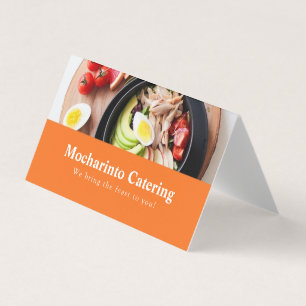 Professional Elegant restaurant and food catering Business Card