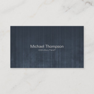 Professional Elegant Rustic Metal Striped Ombre Business Card