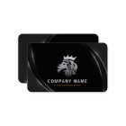  Professional Elegant Silver Lion Logo 