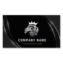  Professional Elegant Silver Lion Logo 