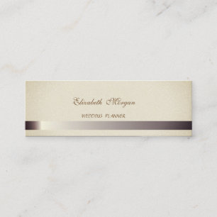 Professional Elegant Stylish Glittery Mini Business Card