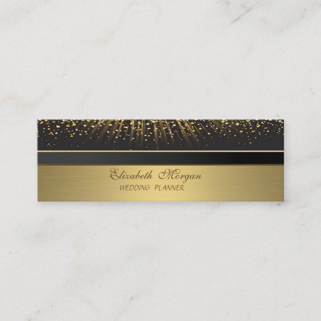 Professional Elegant  Stylish Sophisticated Mini Business Card (Front)