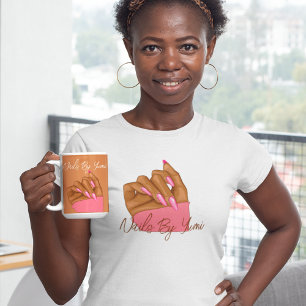 Professional Elegant Typography Manicurist Uniform T-Shirt