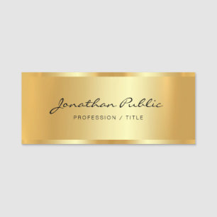 Professional Elegant Typography Script Custom Name Tag