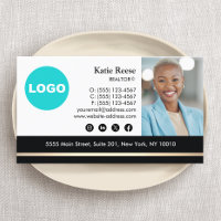 Professional Employee Photo Gold Black Real Estate