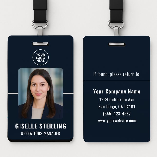 Professional Employee Photo ID Company Work  ID Badge (Creator Uploaded)