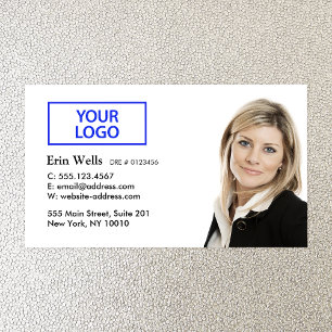 Professional Employee Social Media  AddPhoto Logo Business Card