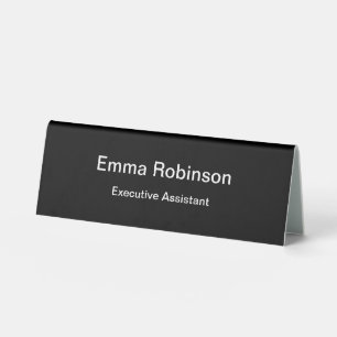 Professional Executive Assistant Desk Name Plaque