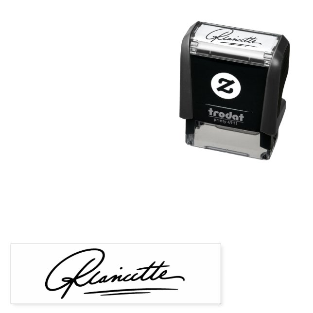 Professional Executive Custom Signature Self-inking Stamp (In Situ)