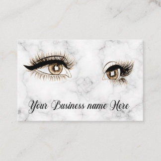 Professional Eyelash extension business cards
