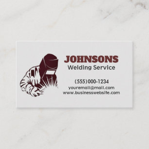Professional Fabricator Welding Service Business Card