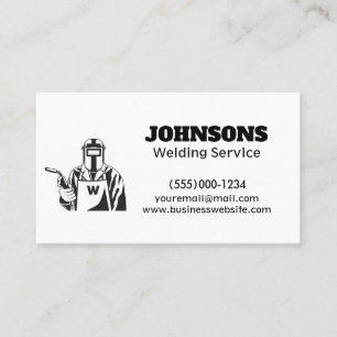 Professional Fabricator Welding Service Business Card