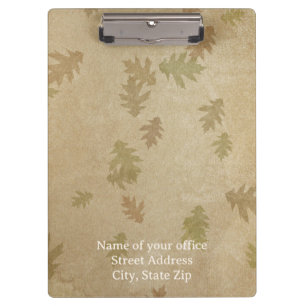 Professional Fall Theme Clipboard