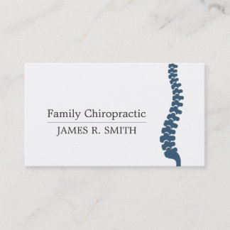 Professional Family Chiropractic Chiropractor Business Card