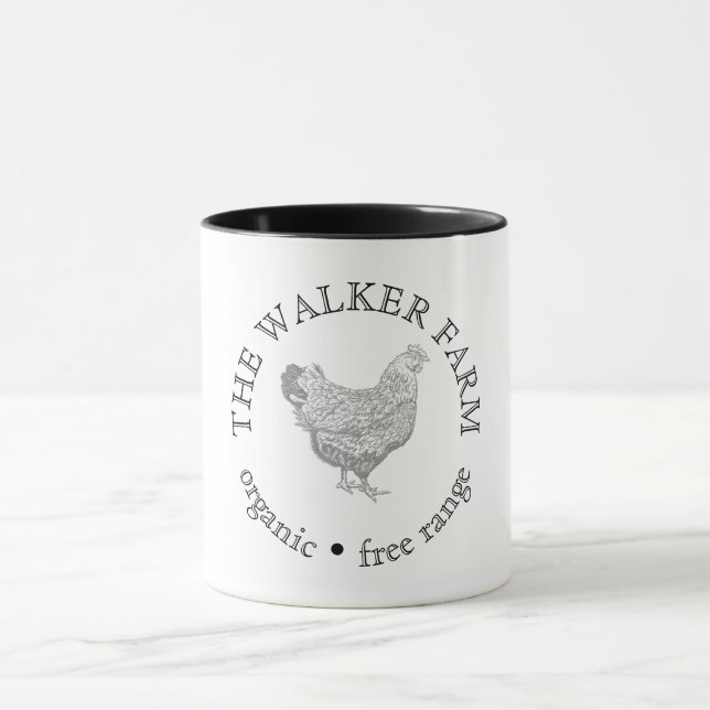 Professional  Farm Business Logo Mug (Center)
