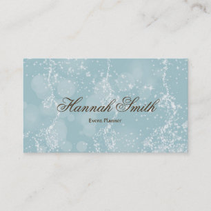 Professional faux glamourous modern elegant plain  business card