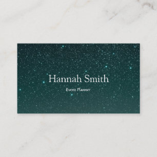 Professional faux glamourous modern elegant plain  business card