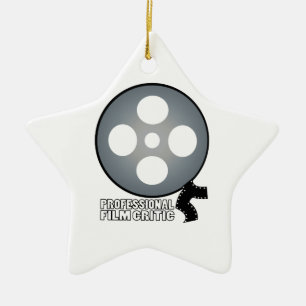 Professional Film Critic Ceramic Tree Decoration