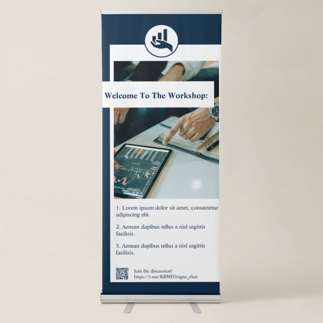 Professional Financial Planner Workshop Retractable Banner (Front)