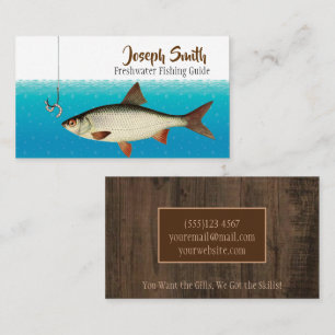 Professional Fishing Guide Service Business Card