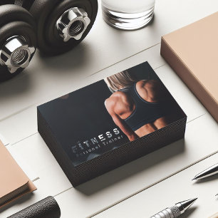 Professional Fitness Personal Trainer muscle Business Card