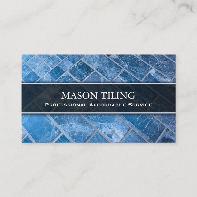 Professional Flooring and Tiler - Business Card (Front)