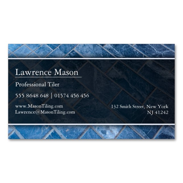 Professional Flooring and Tiler - Business Card (Front)