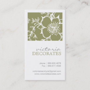 Professional Floral Business Card