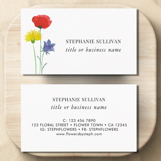 Professional Floral  Business Card (Creator Uploaded)
