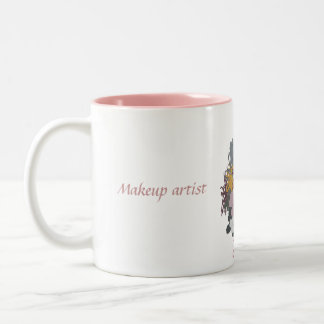 Professional Floral Headpiece Blooming Goddess Two-Tone Coffee Mug